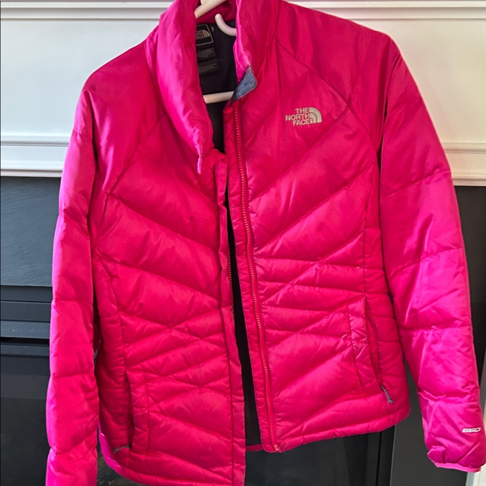 The North Face Women's Vibrant Pink Puffer Jacket